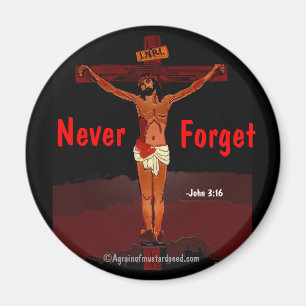 Jesus på kor magnet
