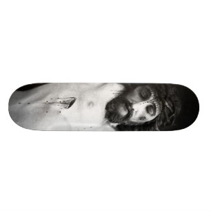 Jesus på kor mini skateboard bräda 18,5 cm