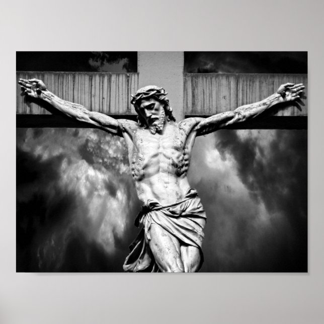 Jesus på Kor Poster (Framsidan)