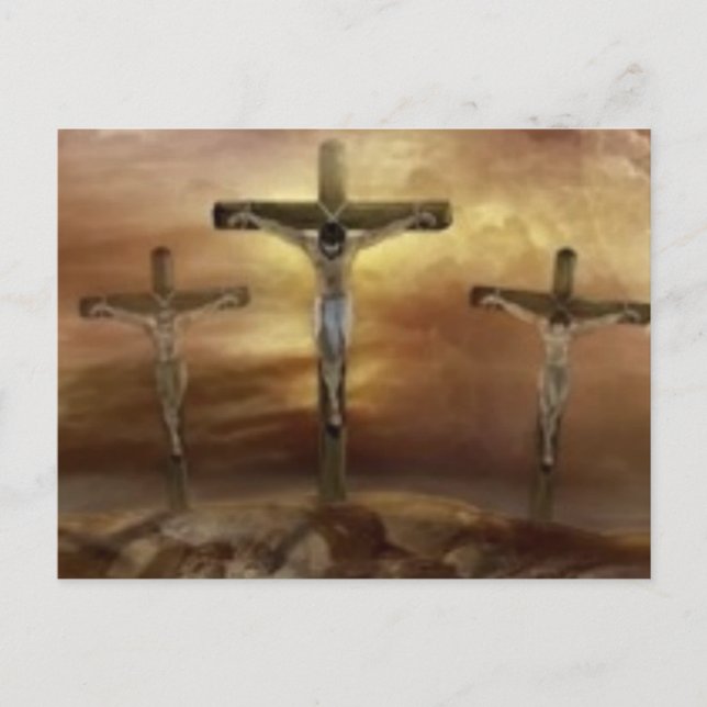 JESUS PÅ KOR VYKORT (Framsida)