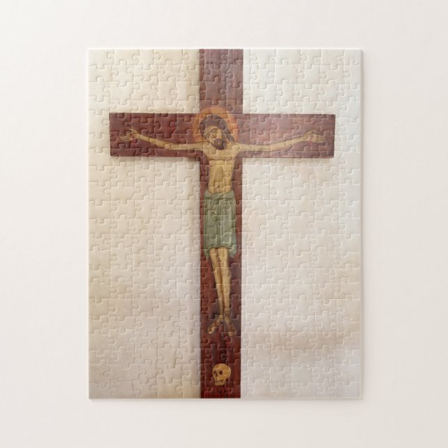 Jesus på korsets konst pussel (Vertikal)