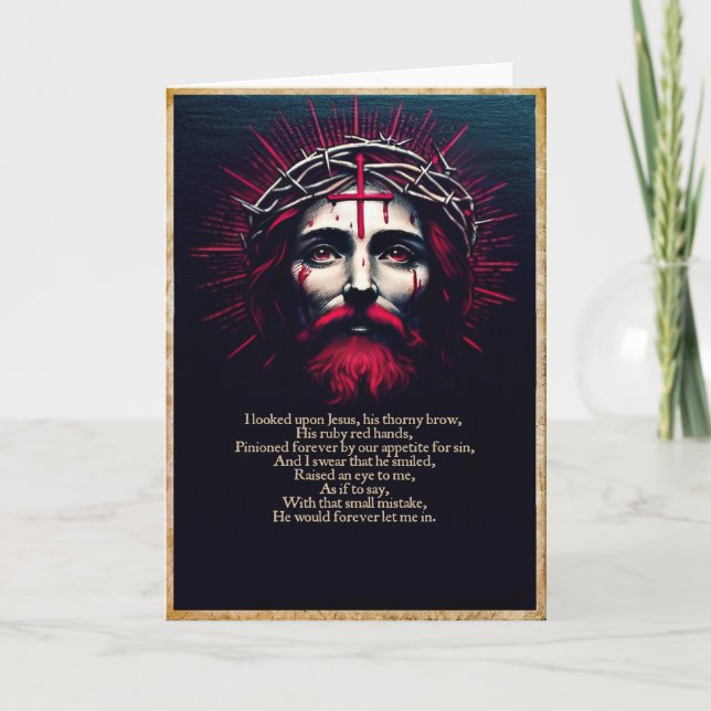 Jesus - På Ringningen av Chapel Bell Kort (Framsida)