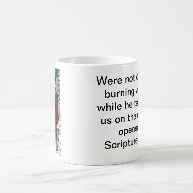 Jesus på vägen till Emmaus Kaffemugg (Center)