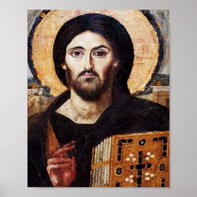 Jesus Pantocrator Poster (Framsidan)