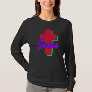Jesus Påsk Church Resurrection Söndag Mamma Pappa T Shirt