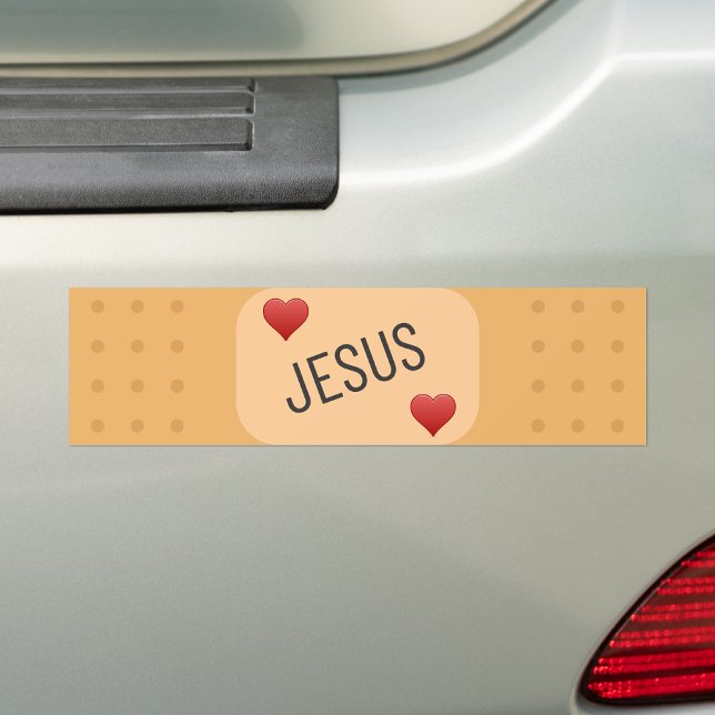 Jesus Patch/bandaid, Jesus botar sår Bildekal (Skapare uppladdad)
