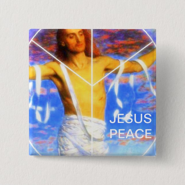 JESUS PEACE KNAPP (Framsida)