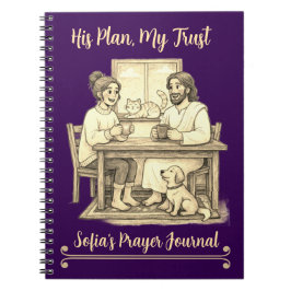 Jesus photo notebook - personalized faith journal anteckningsbok