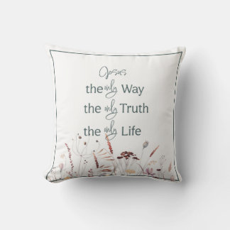 Jesus Pillow | Faith/Bible Pillow Kudde