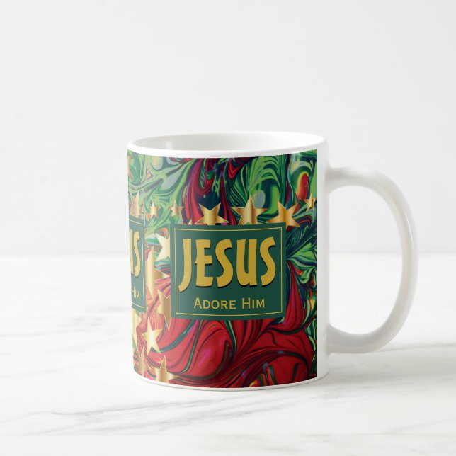 JESUS Pising Worship Adore SARS Jul Kaffemugg (Höger)