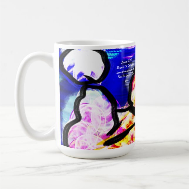 Jesus plan kaffemugg (Vänster)