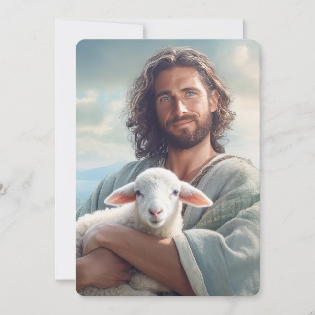 Jesus Platt Notkort Inbjudningar (Framsida)