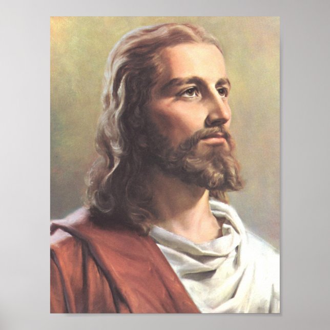 Jesus Portrait Poster (Framsidan)