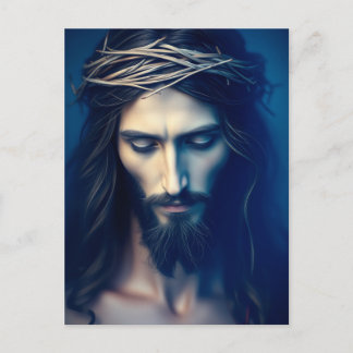 Jesus Porträtt Vykort