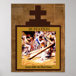 Jesus Poster första gången Station 3