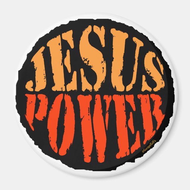 Jesus Power Magnet (Framsidan)