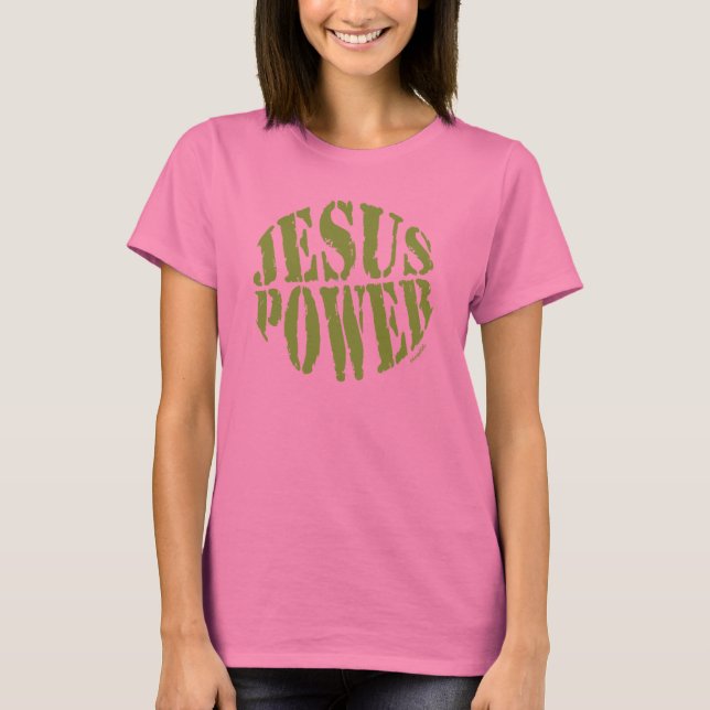 Jesus Power T-Shirt (Framsida)