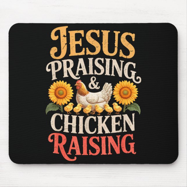 Jesus Praising &amp; Chicken Raising Funny Faith F Musmatta (Framsidan)