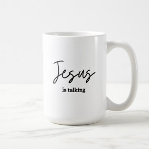 Jesus pratar Bible Study Mugg