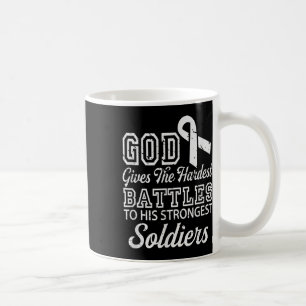Jesus Prayer Lung Cancer Warrior Gift Lung Cancer Kaffemugg