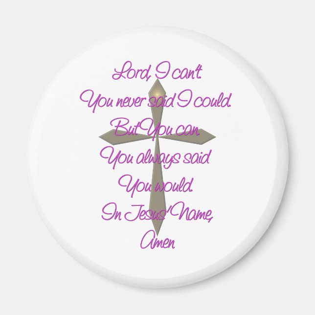 Jesus Prayer Magnet (Framsidan)