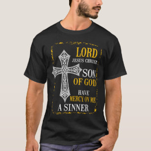 Jesus Prayer Östra Ortodox och katolsk kristen T Shirt