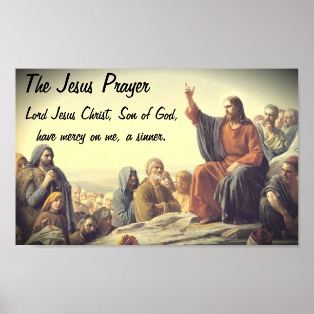Jesus Prayer Poster (Framsidan)