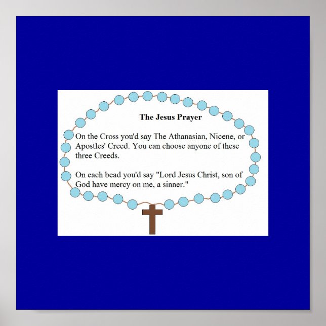 Jesus Prayer Poster (Framsidan)