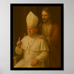 Jesus Pray's Trump President Trump vill vara Poster