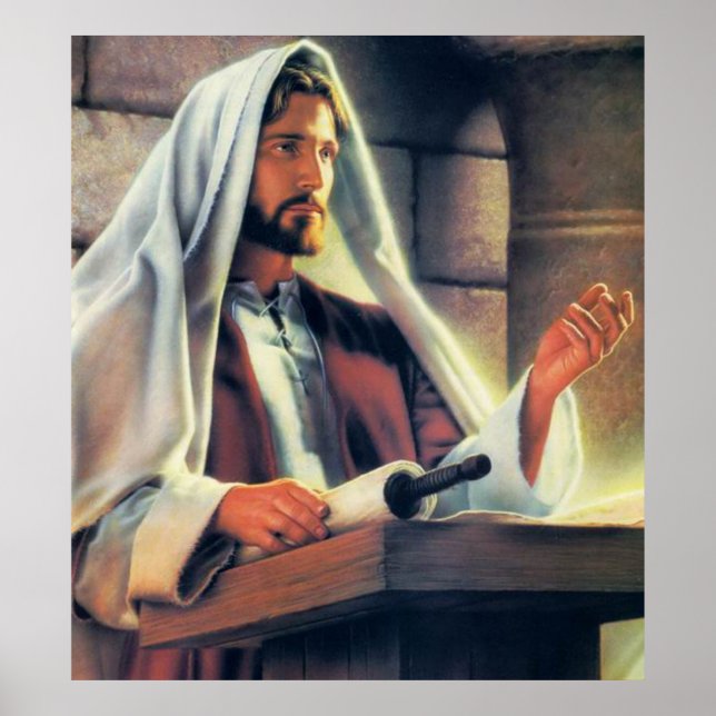 Jesus Preaching Poster (Framsidan)