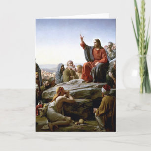 Jesus Predikan-på--Montering-vid-Bloch Helgkort