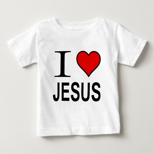Jesus presenterar mig i Kärlek Jesus T Shirt (Framsida)