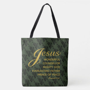 JESUS PRINCE OF PEACE Isaiah Scripture big Tygkasse