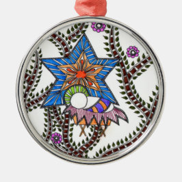 Jesus prydnad julgransprydnad metall