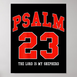 Jesus Psalm 23 Herren är min herde Kristna ( Poster