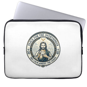 Jesus Psykisk Hälsa Bekräftelser T-Shirt Inspirati Laptop Fodral