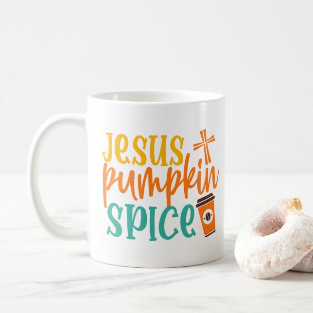Jesus Pumpkin Spice Kaffemugg (Med munk)