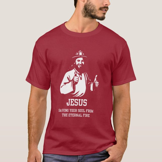 JESUS - rädda din själ T Shirt (Framsida)