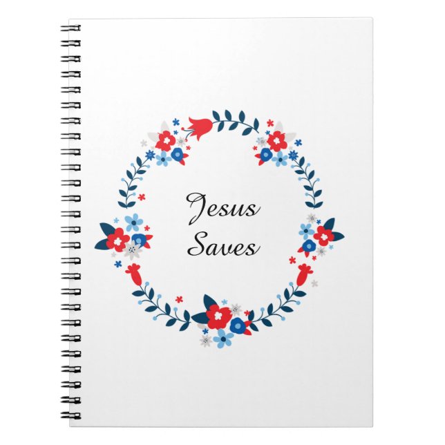 Jesus Räddar Anteckningsbok (Framsidan)