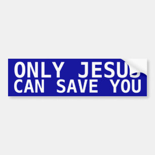 Jesus Räddar Bildekal