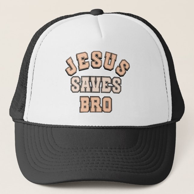 JESUS RÄDDAR BRO VINTAGE KEPS (Framsida)