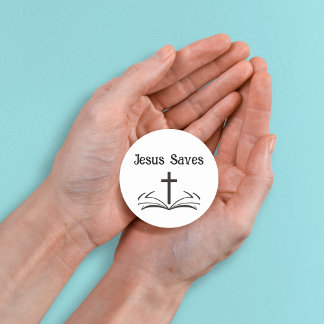 Jesus Räddar Klistermärke