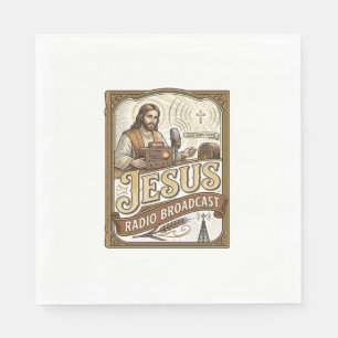 Jesus Radio Sändning Jesus Radio Sändning Kristus Pappersservett