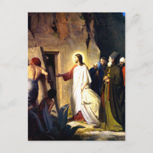Jesus Raising Lazarus från Döda Vykort