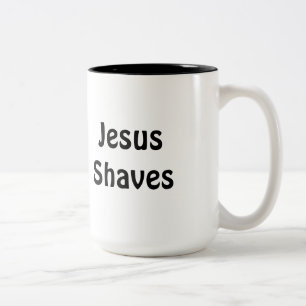 Jesus rakningar Två-Tonad mugg