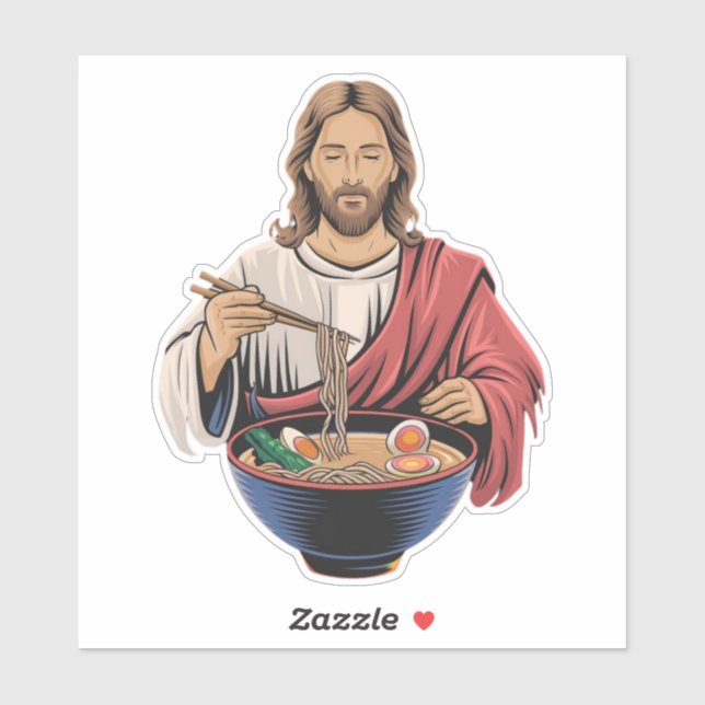 Jesus Ramen Amen Klistermärken (Ark)