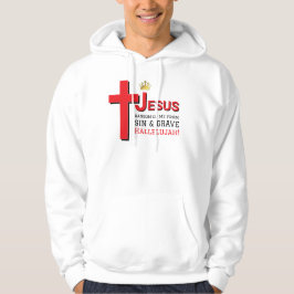 JESUS RANSOMED ME Christian Påsk Hoodie