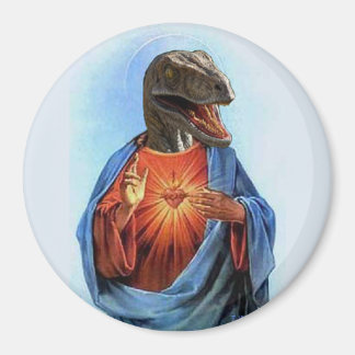 Jesus Raptor Magnet