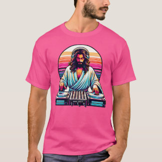 Jesus Raves Dj Rave Techno Edm Party festival Turn T Shirt