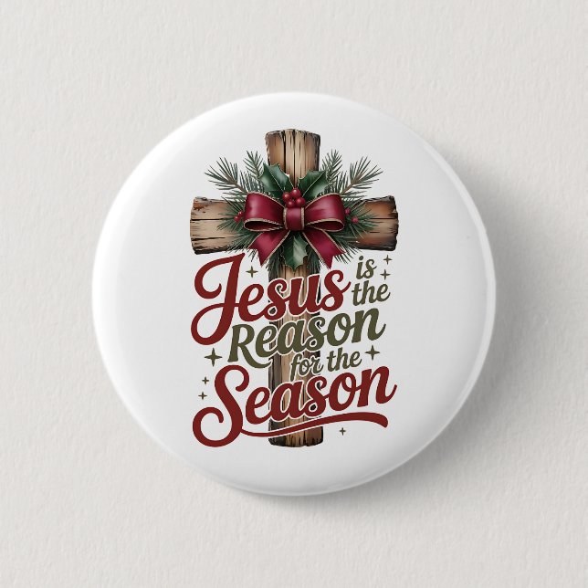 Jesus Reason Season Button Knapp (Framsida)